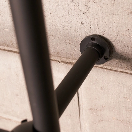 Końcówka mocująca fi 25 czarna